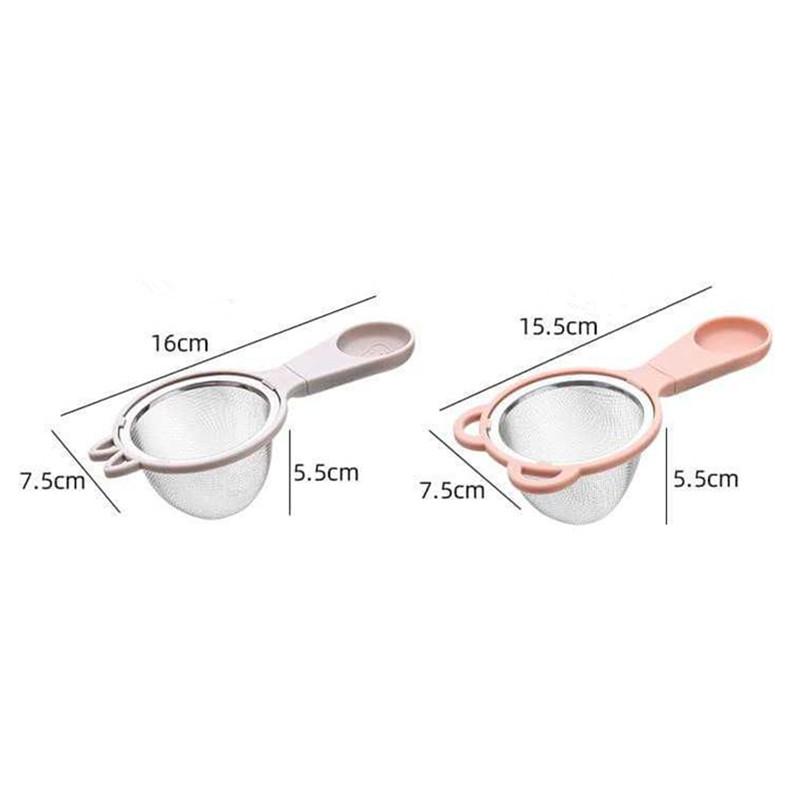 1 Pc 7.5cm Stainless Steel Matcha Strainer - Binaural Mini Fine Mesh Sieve | Tea/Coffee/Flour Kitchen Filter
