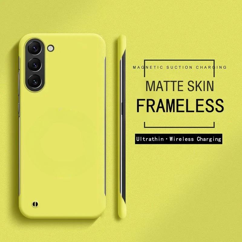 Ultra Thin Frameless Hard PC Phone Case For Samsung A55 A35 A15 A05S A54 A34 A24 A73 A53 A23 A52/S A32 A22 F05 M05 F55 M55 Cover