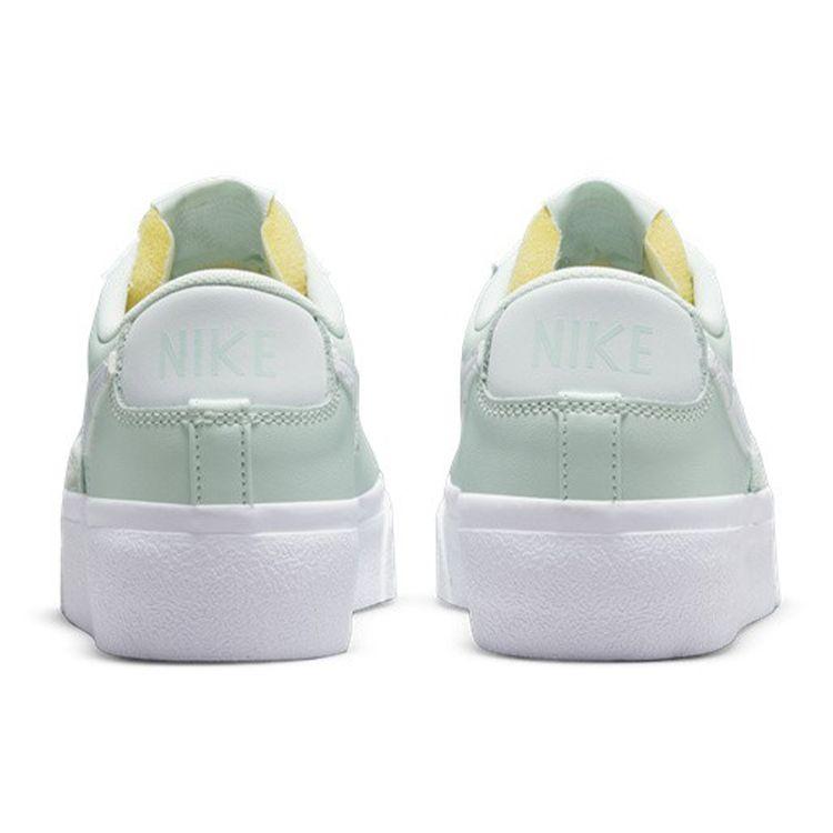 Nike Wmns Blazer Low Platform Barely Green White Team Orange DJ0292-300