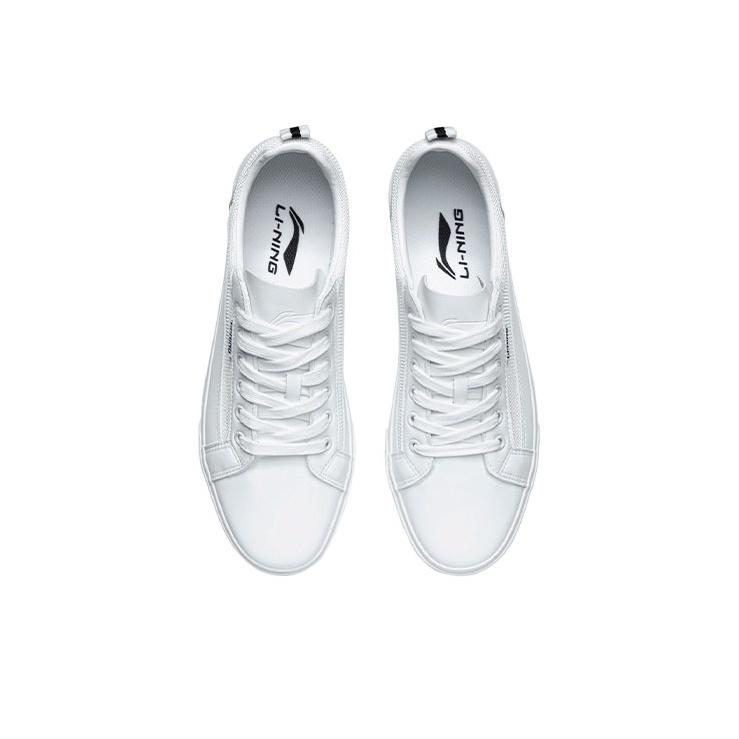 Li-Ning Durable Breathable Low-Top Skate Shoes Men Sneakers Standard-White AGCR397-1