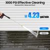3000PSI Pressure Washer Gun with 5 Nozzles 26.25FT Hose High Power Cleaner for Car House Patio Driveway