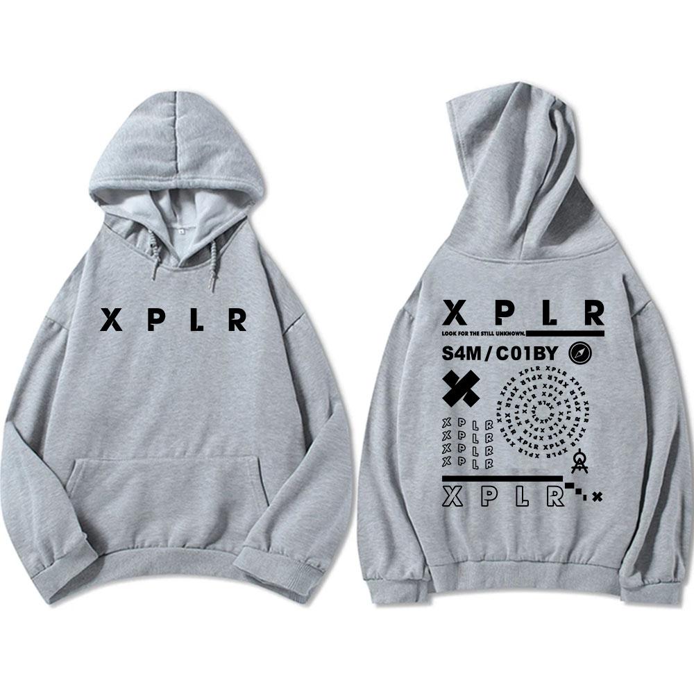 Hip Hop Streetwear Sam and Colby Xplr-r Hoodies Graphic Clothes Heavy Mental Fashion Sweatshirts Soft Hooded Men Hoodie