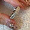 ~ Vintage French Brushed Woven Ring Women'S Niche Design Exquisite Fashion High-End Twist