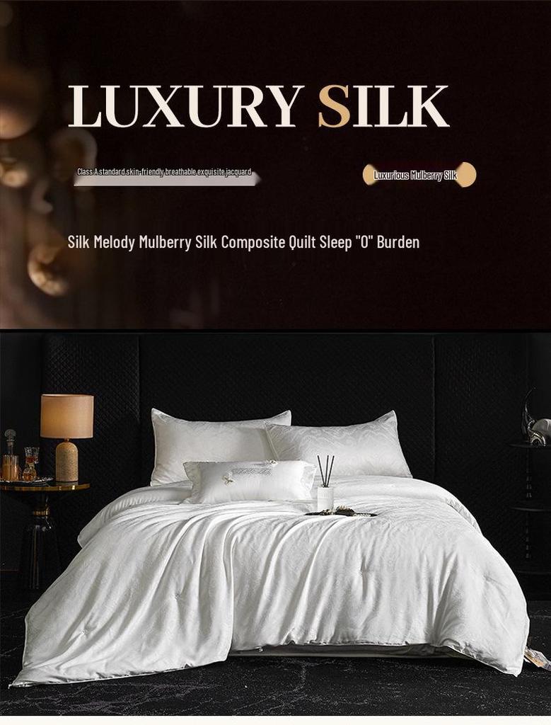 100% Regenerated Mulberry Silk Winter Comforter with Quality Certification
