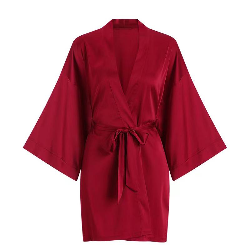 Satin Solid Color Camisole Nightdress with Push-Up Pads: Floral Design, Sexy & Comfortable Loungewear (Hot Seller)