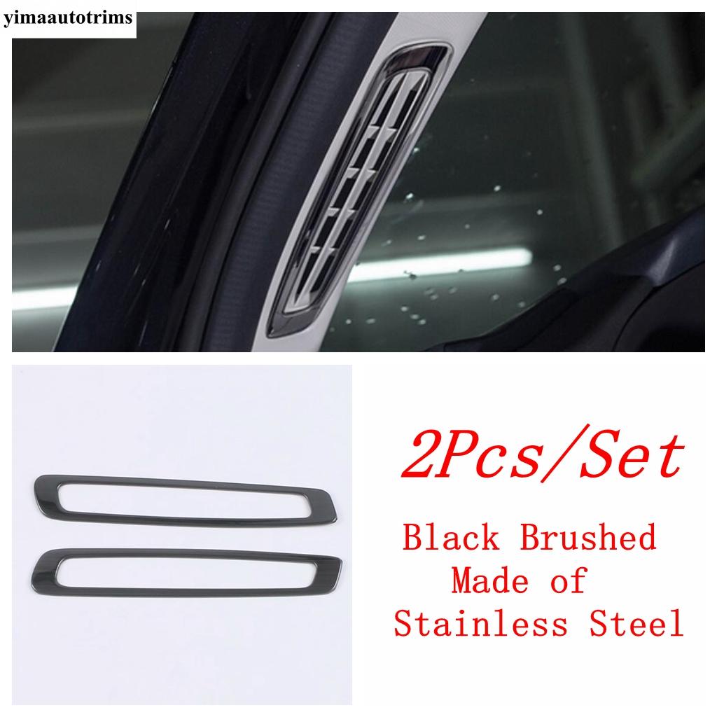 Pillar A Air Vent / Window Lift / Water Cup / Glove Box Cover Trim For Mazda CX-30 CX30  - 2025 Stainless Steel Accessories Pillar A Air Vent