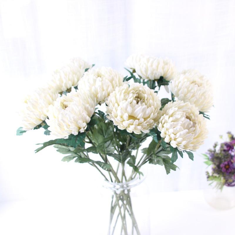 58cm Big Marigolds Chrysanthemum Artificial Flowers Silk Summer Home DIY Wedding Flores Decor