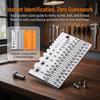 Portable Screw Measuring Tool Easy Use Precision Thread Checker Durable Multifunctional Drill Bit Gauge Workshop Use