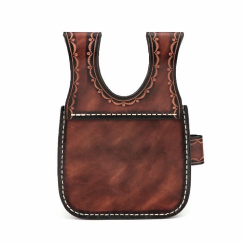 TOURBON Leather Shell Pouch, Ammo Bag, for Airsoft, Camping, Hiking, and Fishing