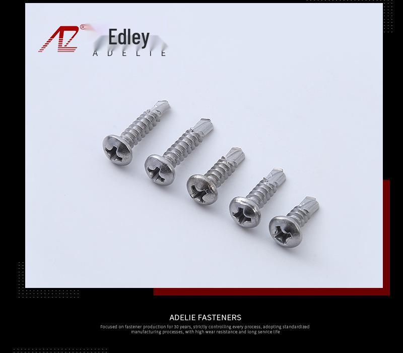 410 Stainless Steel Round Pan Head Self-Drilling Screws