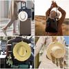 Versatile Keychain Bag Decoration Daisy Hat Clip Silicone Travel Accessory for Attaching Hat to Bag or Suitcase
