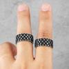 Starry Night Star Simple Stainless Steel Women Mens Rings for Couple Lovers Girl Boyfriend Jewelry Creativity Gift