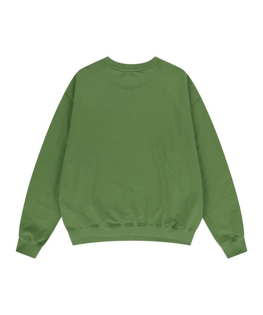 TOWTOW ARCHIVE Strange Logo Sweat Green