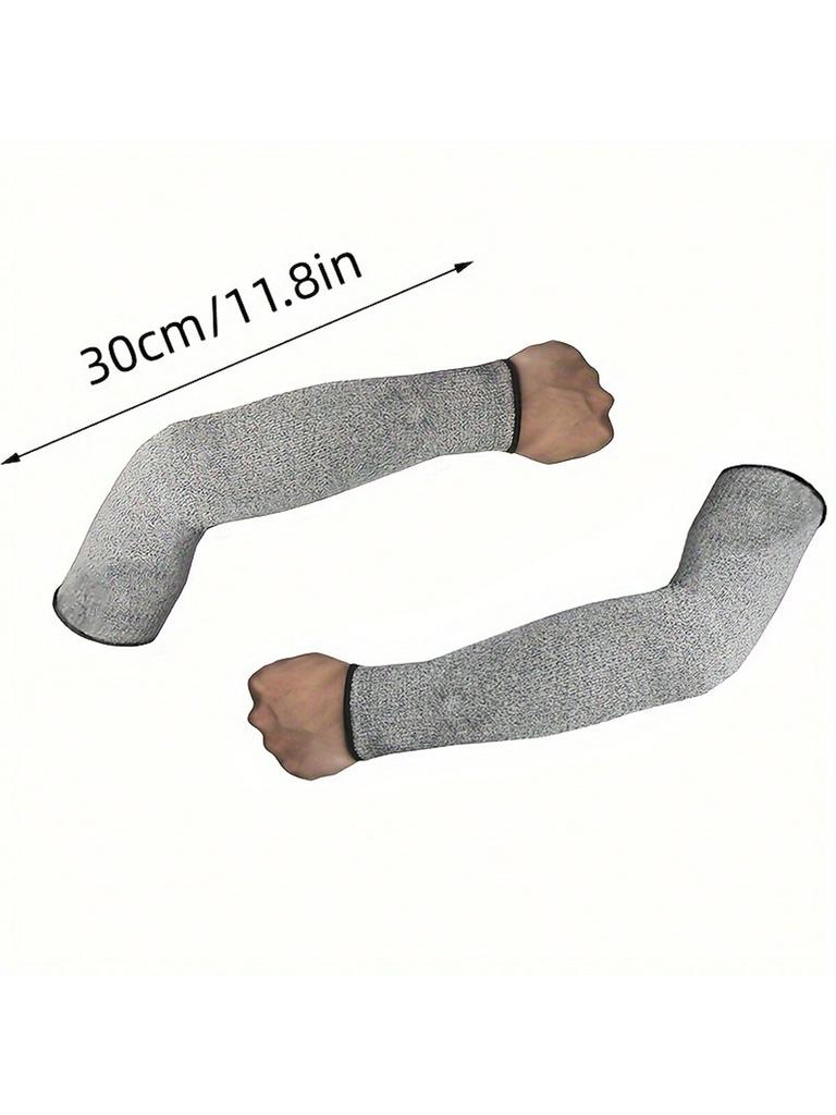 Single/1Pair Set Protective Arm Sleeve Anti Cut Sleeve Level 5 Anti Cutting HPPE Material Anti Cut S