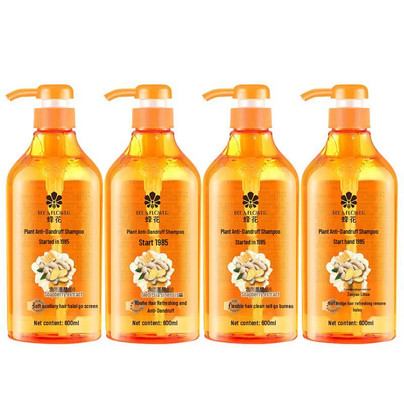 Fenghua Anti-Dandruff & Oil Control Shampoo (4 x 600ml)