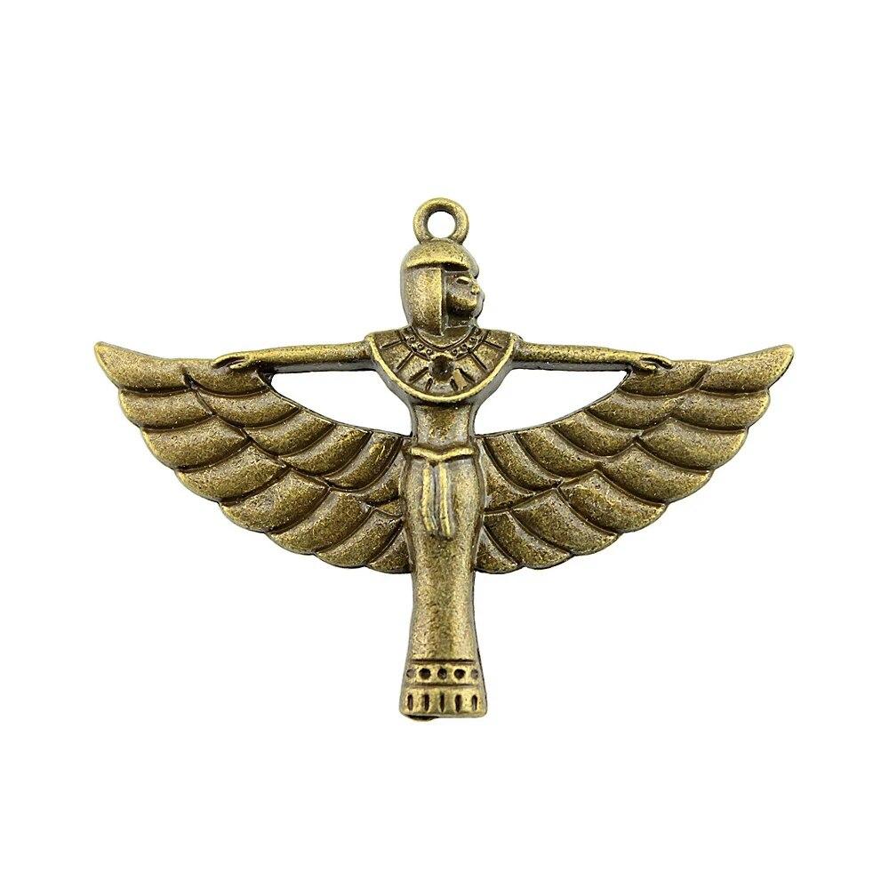 

Египетский Фараон Подвески Аксессуары Для Женщин Много Ювелирных Подвесок A12-2pcs-42x56mm