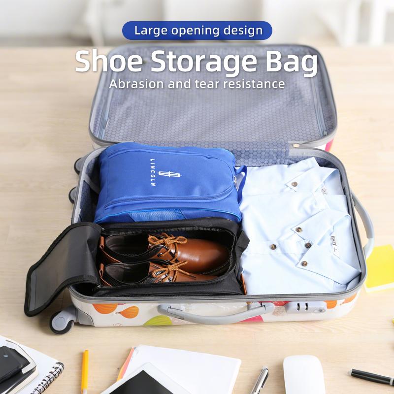 Car Shoe Storage Bag Travel Sneaker Pouch Shoes Organizer Auto Accessories For Lincoln Nautilus Aviator Navigator MKZ MKX gyu7