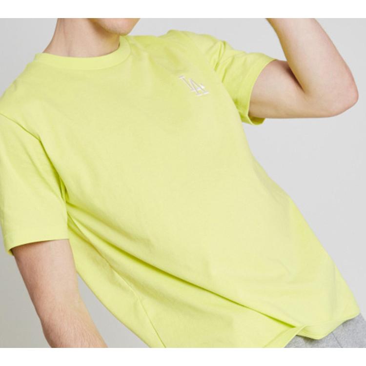 New MLB Los Angeles Dodgers T Shirts Unisex Yellow 31TSS3931-07Y