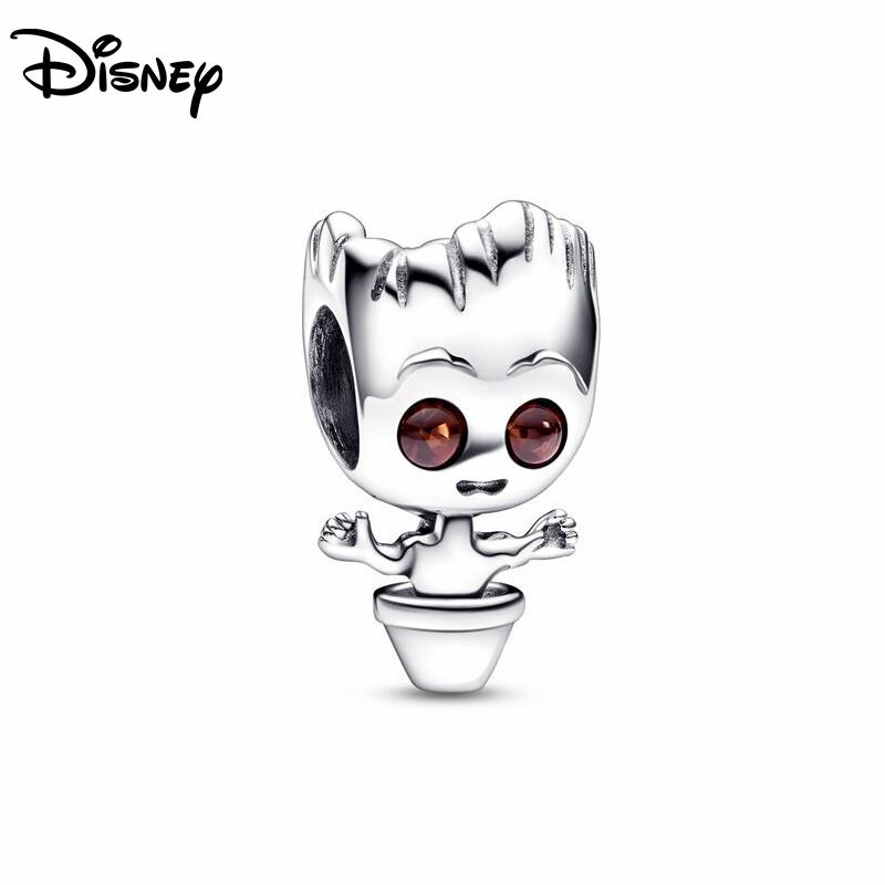 925 Silver Disney Mickey Zootopia Boutique Charm Pendant Fit For Necklace Original Bracelet DIY Fine Festival Women's Party Gift