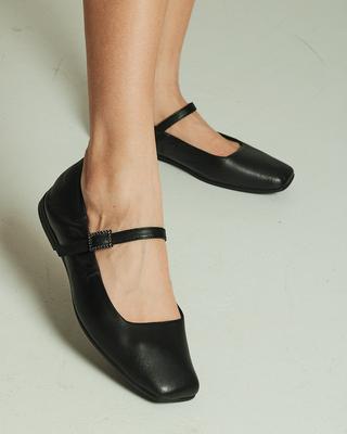 Ballerinas 1165 36 Black Leather