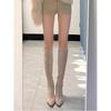 High Heel Boots 2025 Winter Skinny Boots High Elastic Boots Pointed Thick Heel Knight Boots