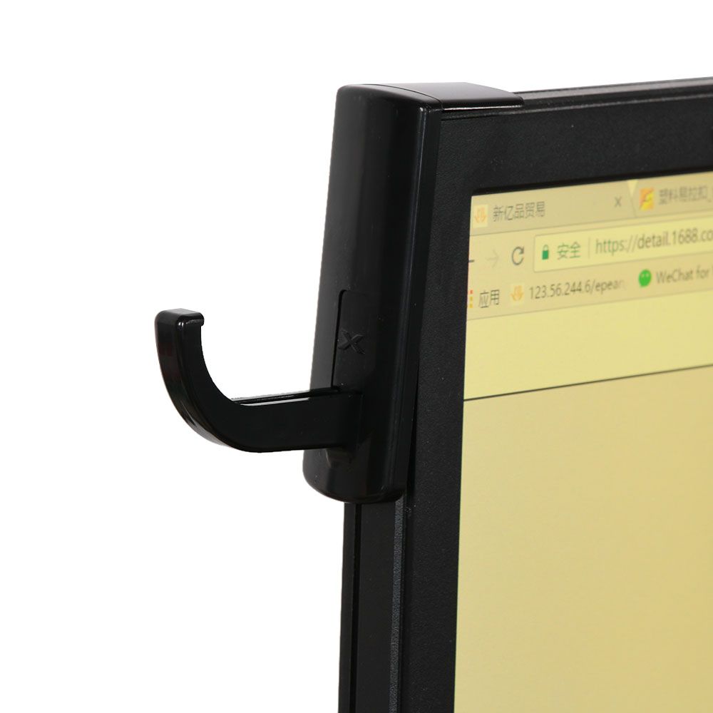 Headphone Headset Hanger Holder Hook w/ Tape Sticker for Desk PC Display Monitor Portable Audio & Video