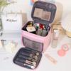 Cartoon Kawaii Makeup Bag Portable Travel Wash Bag Storage Large Toiletry Bag Huge Storage Box Cosmetic Bag Organizer