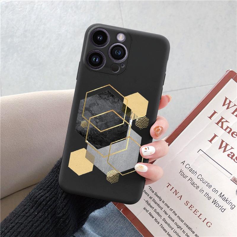 Tālruņa maciņi iPhone 15 Pro 6 14 XS 13 Max XR 12 Mini 7 Plus X SE 8 11 Funny Retro Camera Phone Rakstains mīksts TPU triecienizturīgs bufera apvalks