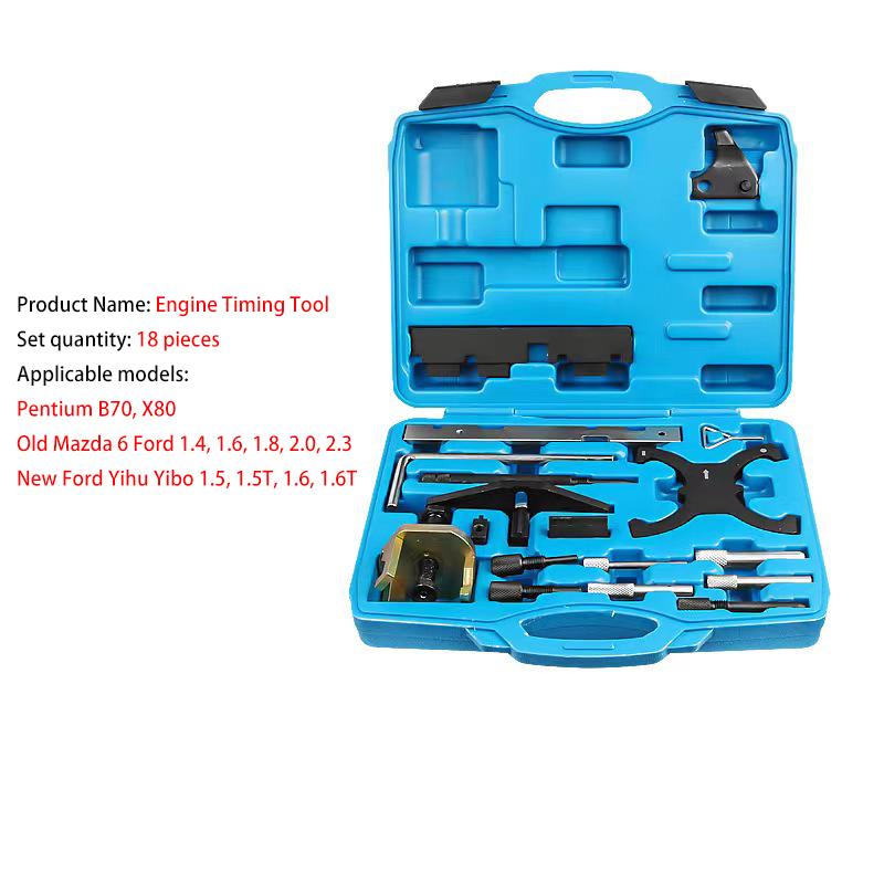 Engine Timing Tool Kit For Ford Mazda Camshaft Flywheel Locking 1.4 1.6 1.8 2.0 Fiesta Focus Mondeo Transit