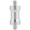 Tripod sleeve adapter 1/4" male to 1/4" male aluminum reduction 39 mm