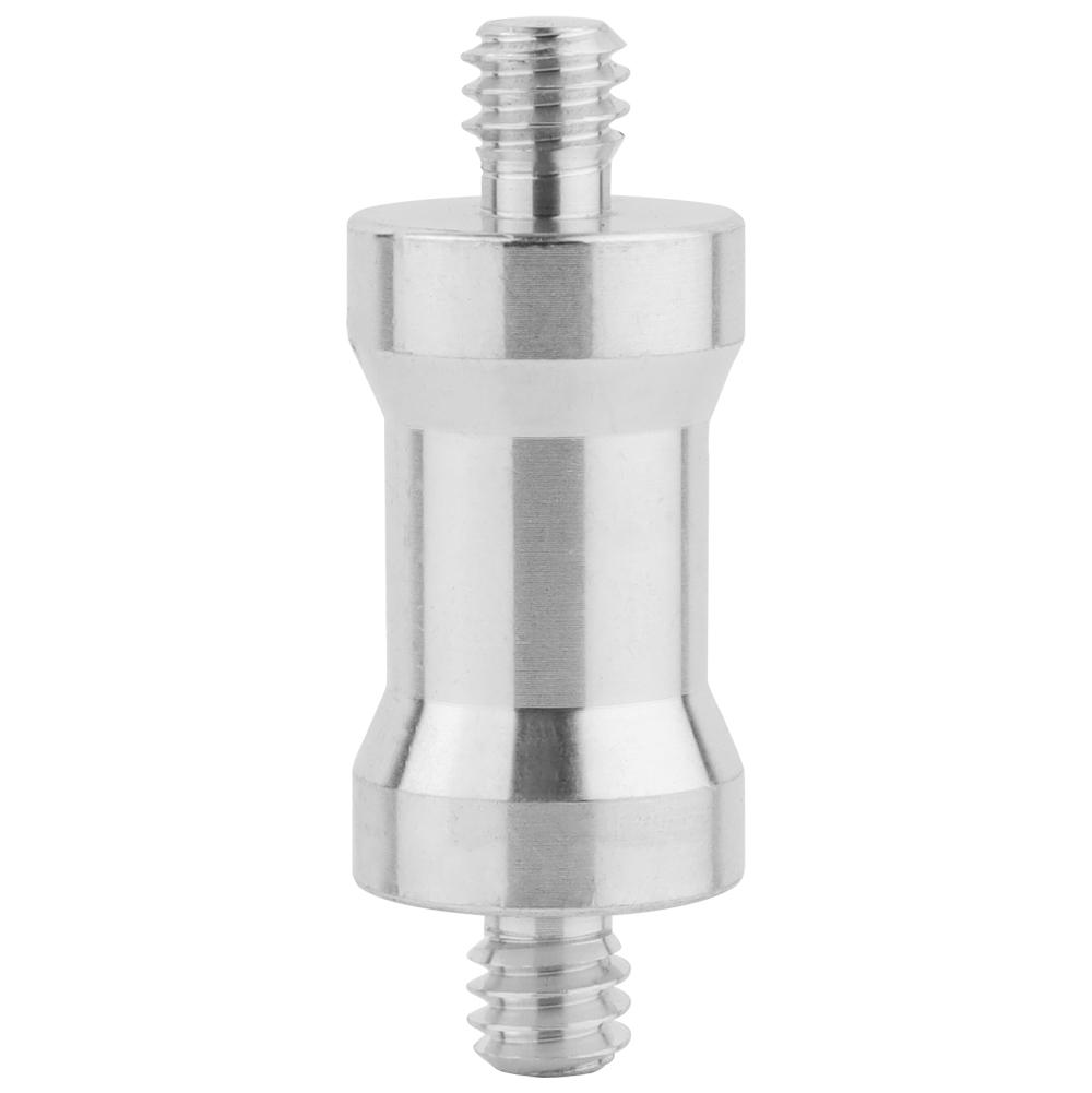 Tripod sleeve adapter 1/4" male to 1/4" male aluminum reduction 39 mm