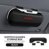 qwo1 Civic Car Eyewear Case Sunglasses Holder Sun Visor Storage Protective Frame Box for 8th 10th 11th Gen Glasses Clip 1qwo