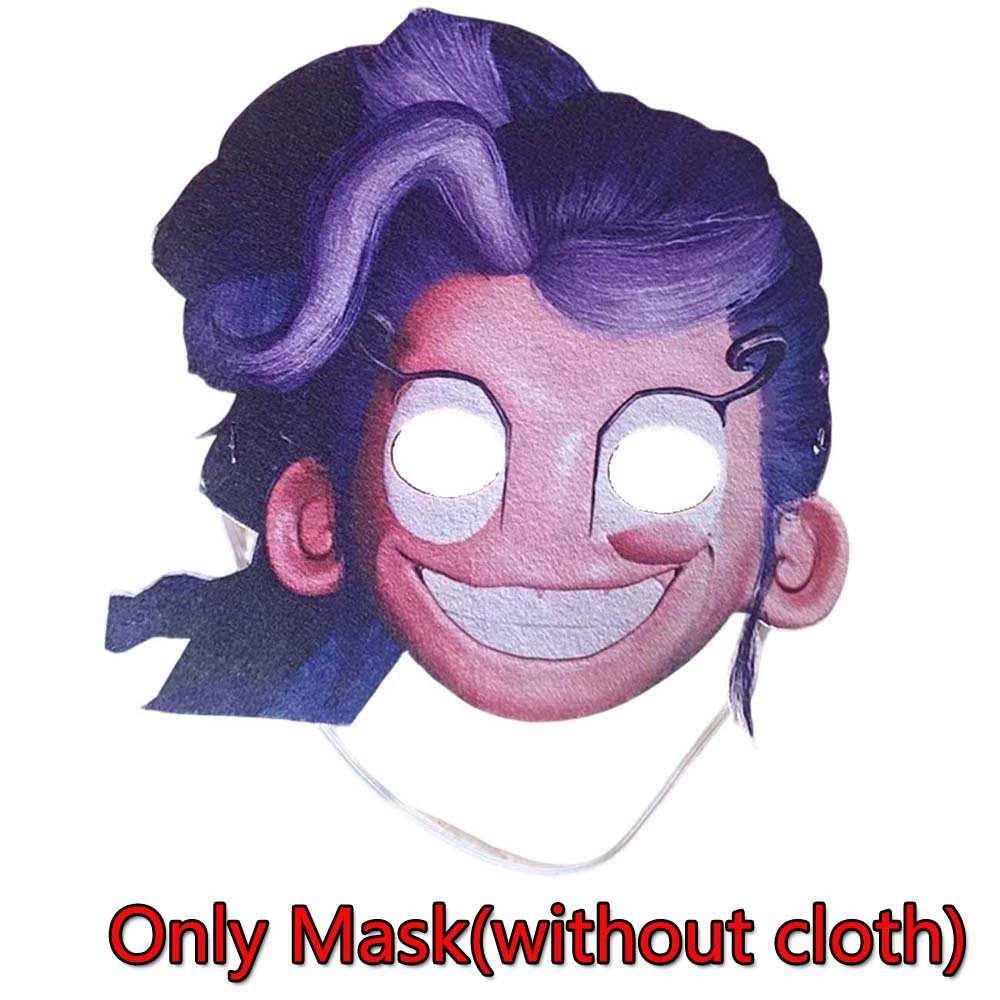 New Play Time Lily Cosplay Costume for Girls Funny Game Bobi 5 Dress Up Set Halloween Carnival Fancy Dress Outfit for Kids