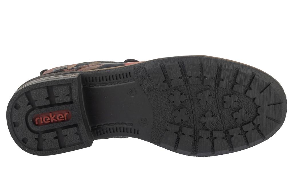 Rieker Booties, Womens multicolour Lace-up shoes