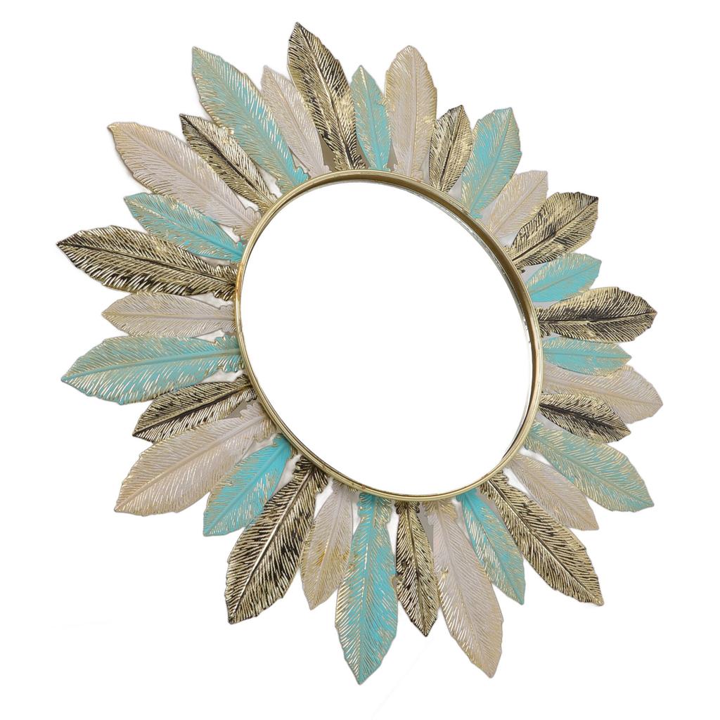 Metal Wall Decor Modern Minimalist Hanging Feather Wall Art Sculpture for Bedroom Living Room Study