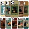 Funny Cat Poster Daily Life Cover Phone Case For iPhone 16 17 Air 15 14 Pro Max 16E Phone Case 13 Mini 12 11 7 SE 8 Print Patter