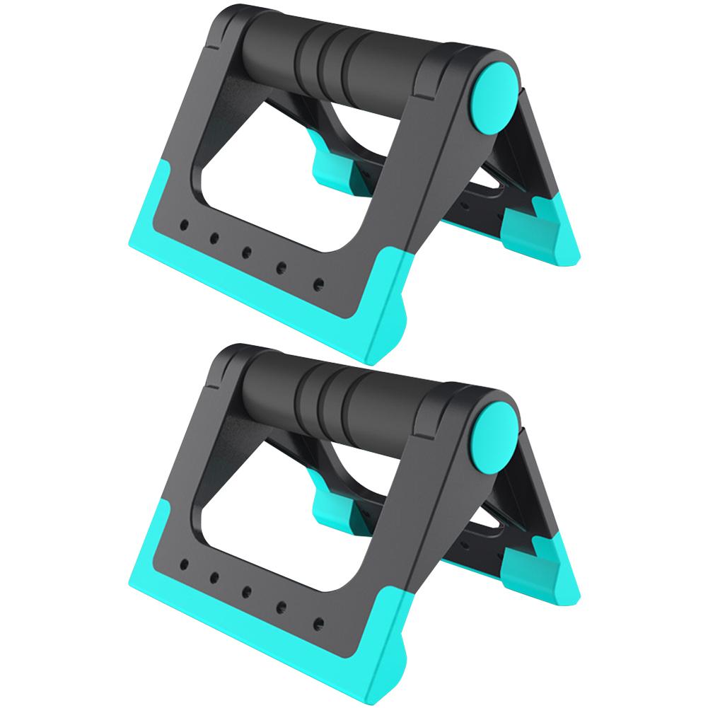 1 Pair Foldable Push Up Stands Non-Slip Push-up Bracket Strength Training Equipment Fitness Stand Push Up Handles for Men Women