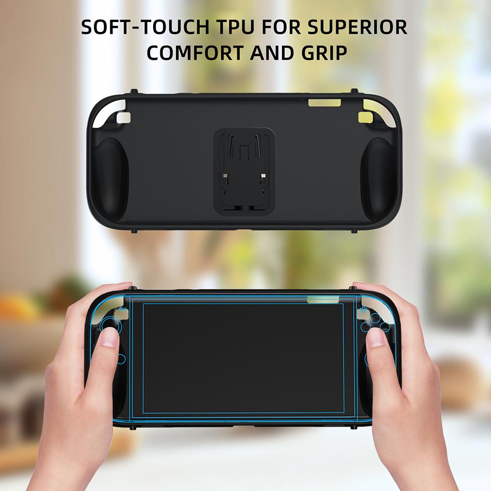 Case For Switch 2 Console Game Removable Cover With Foldable Kickstand For Switch 2 Protective Skin Shell Game Accessories