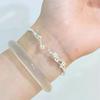 Adjustable Open Flower Bracelet Elegant Minimalist Chinese Luxury Hand Jewelry