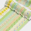 SEWACC Easter Masking Tape Set Washi Paper Stickers Spring Bunnies Decorative Adhesive Tape DIY Assorted Colors 5m Length x 15mm Width Perfect for