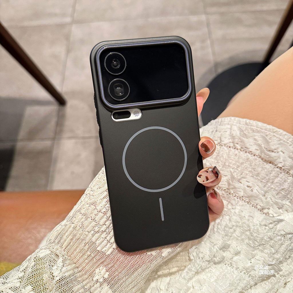 Applicable To Xiaomi 11promax Mobile Phone Case, Thin Ring Magnetic Suction 11pro, Fashionable and Simple 11ultra All-inclusive Anti-drop Red.