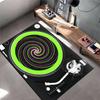 Turntable Spiral Art Rug Non-slip Rug Suitable for Living Room and Bedroom Sofas.