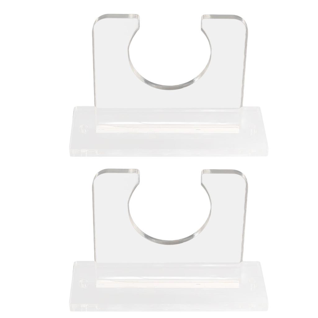 2pcs Baseball Bat Holder for Vertical Display Sturdy Acrylic Bat Hanger Baseball Bat Wall Mount Display Rack