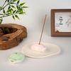 Compact Ceramic Tortoise Shell Incense Holder for Sandalwood & Agarwood Sticks