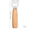 Wooden handle beer bottle opener Commercial wooden bottle opener Stainless steel bottle opener Creative bottle opener
