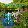 Solar Fountain Pump DIY 3.5W Solar Water Pump with 3 Tiers Birdbath Solar Fountain Detachable Solar Pump For Birdbath Fish