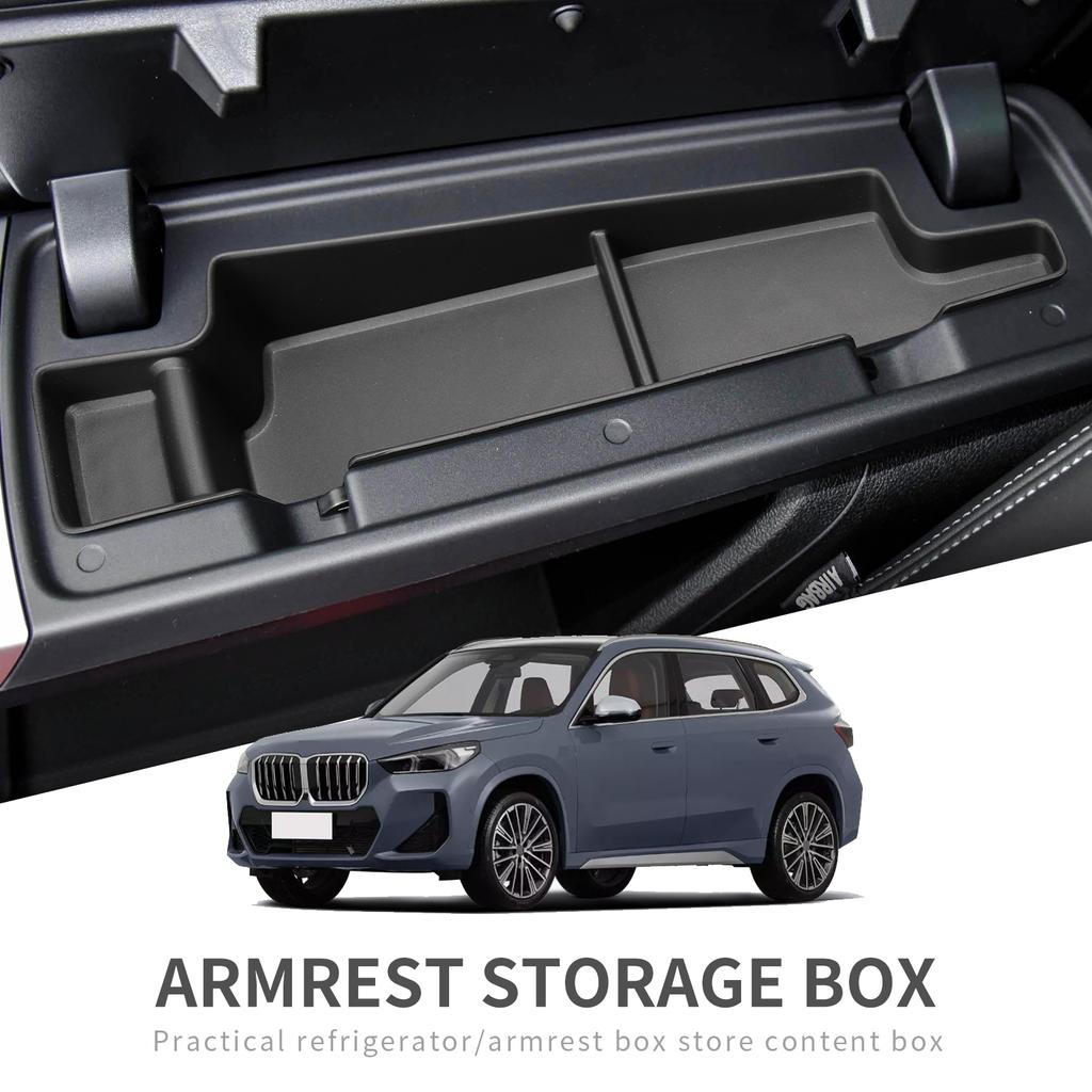 For 2025 2025 BMW X1 IX1 Center Console Armrest Storage Box 2025 X2 IX2 Car Central Tray Organizer Accessories Tidying