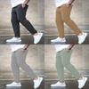 Men Casual Nine Pants With Polyester Fabric For Autumn Everyday Wear