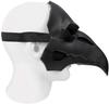 Halloween Plague Doctor Steampunk Mask - Gothic Black Death Costume Accessory