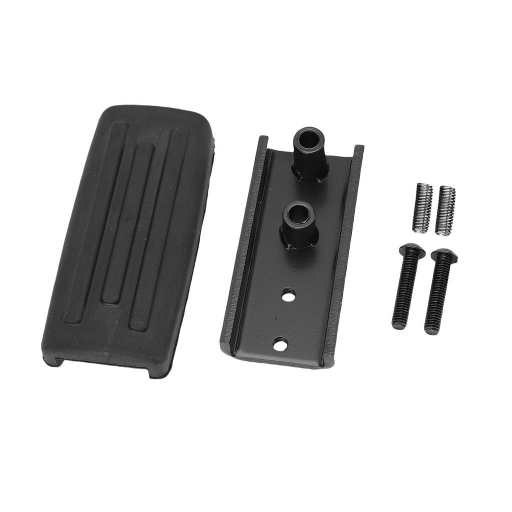 Utvidet bremsefotstøttepedal Bredere fotbrett Gummi Svart Større bremsepedal Erstatning for